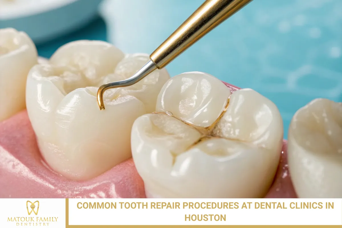 Common Tooth Repair Procedures at Dental Clinics in Houston