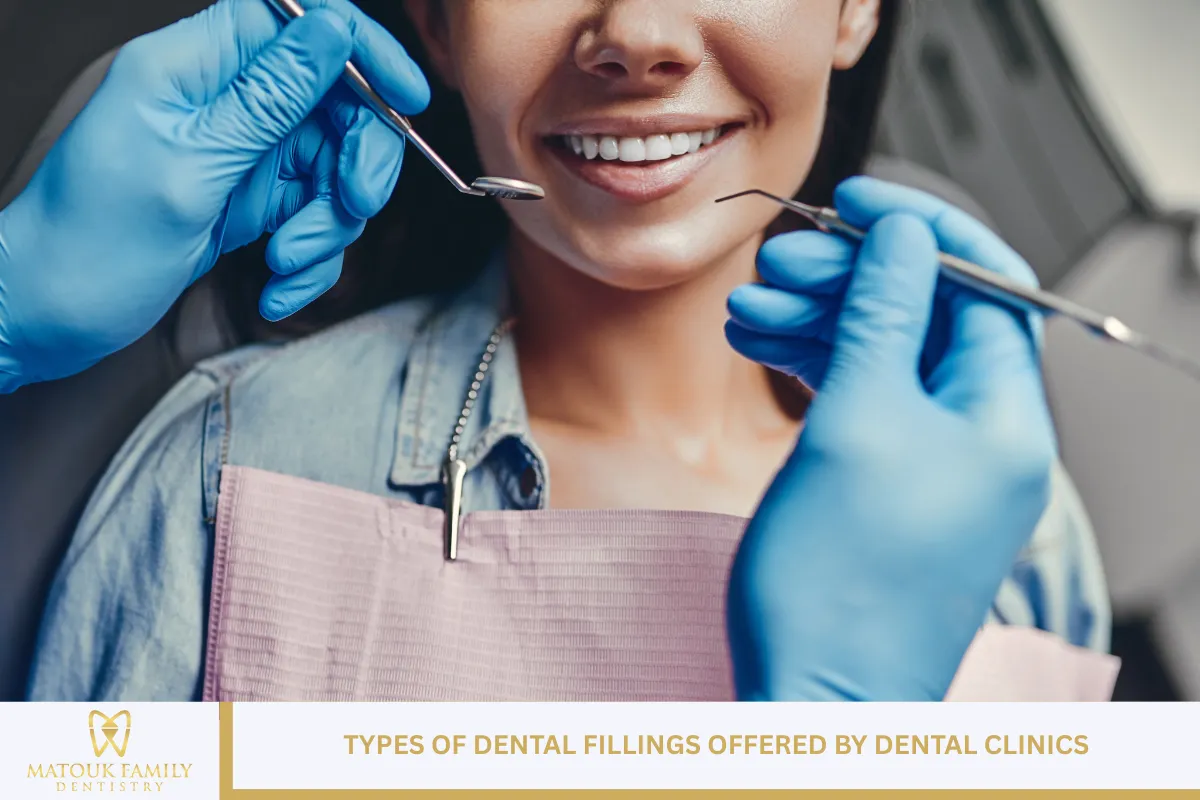 Types of Dental Fillings Offered by Dental Clinics